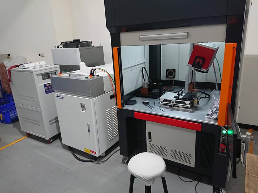 雷射焊接機振鏡焊測試完成｜億權科技各種專機設計製造