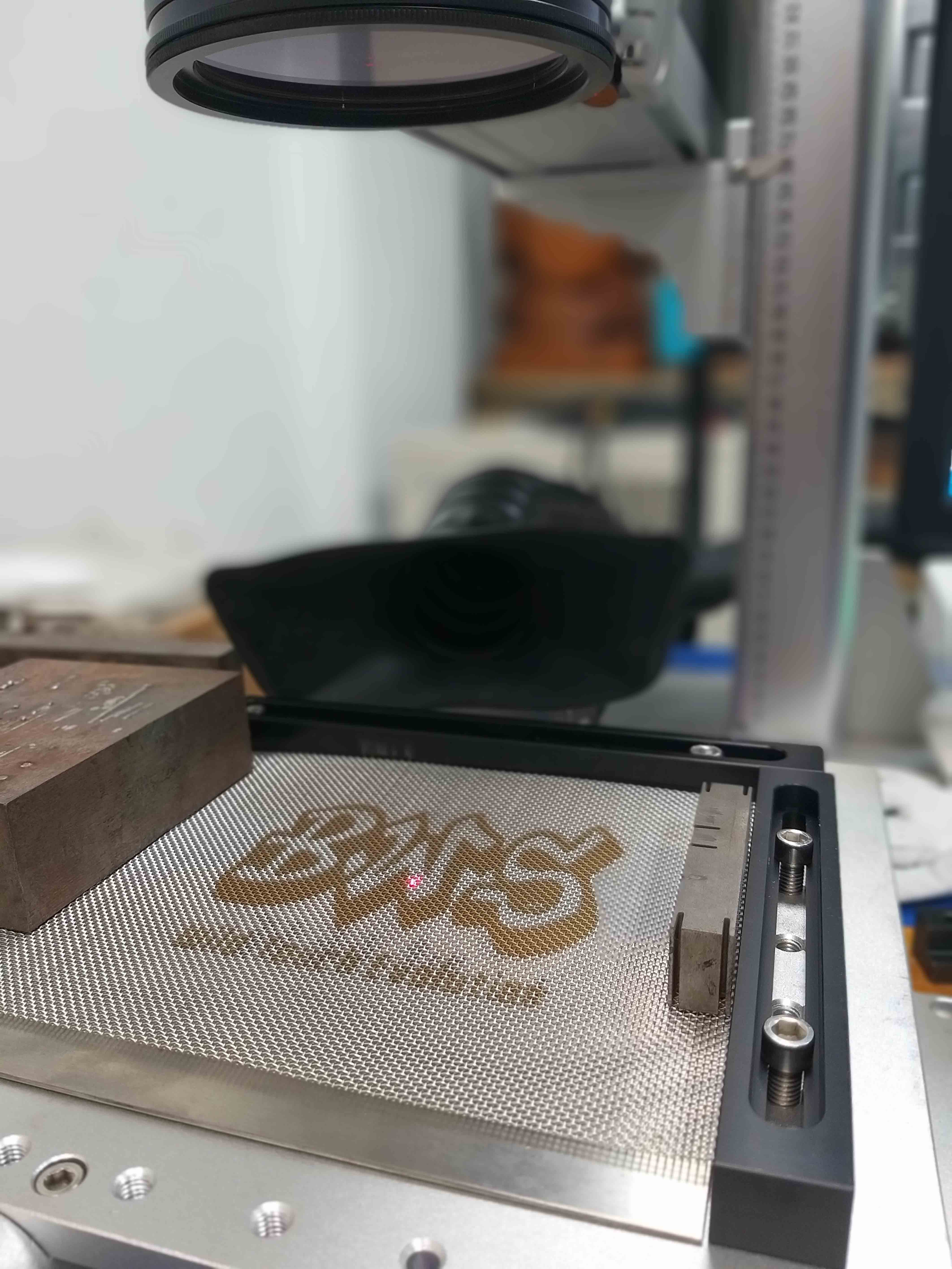 雷射打標 | 不鏽鋼金屬濾網雷射打標-億權科技